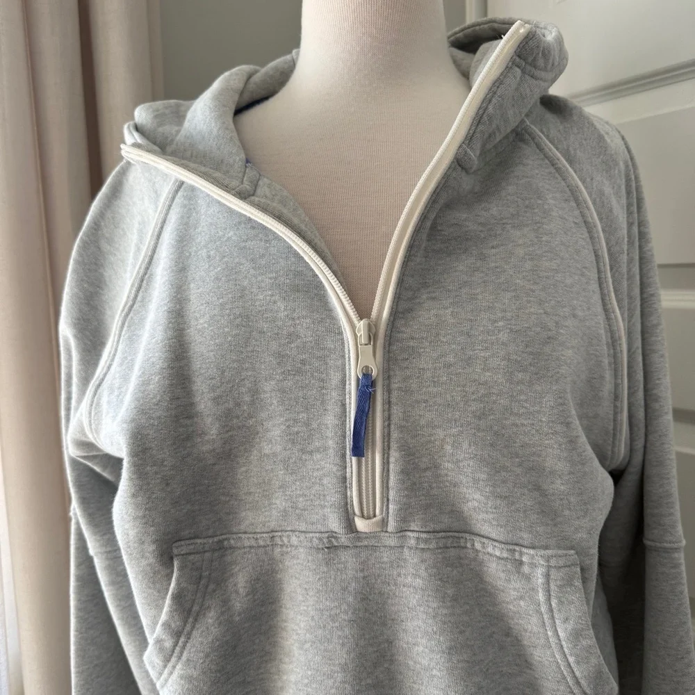 Offline by Aerie Throwback Quarter Zip Hoodie NWOT : Medium - Picture 3 of 7